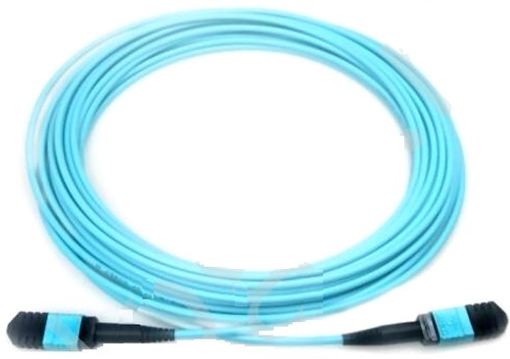 Волоконно-оптическая сборка 50/125, 12 волокон TELCORD ШОС-3.0-12-MPO/U(f)-MPO/U(f)-B-MM503-5м-LSZH-AQ