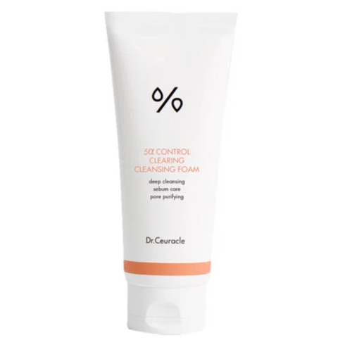Dr.CEURACLE Пенка Себорегулирующая 5α Control Clearing Cleansing Foam200мл (14648)