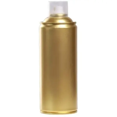 Аэрозольная краска SIANA High Quality в баллончике для мебели и декора, металла и пластика, стекла и сухоцветов, цветов и радиаторов, быстросохнущая и полуглянцевая, 0.52 л, зеркальное золото