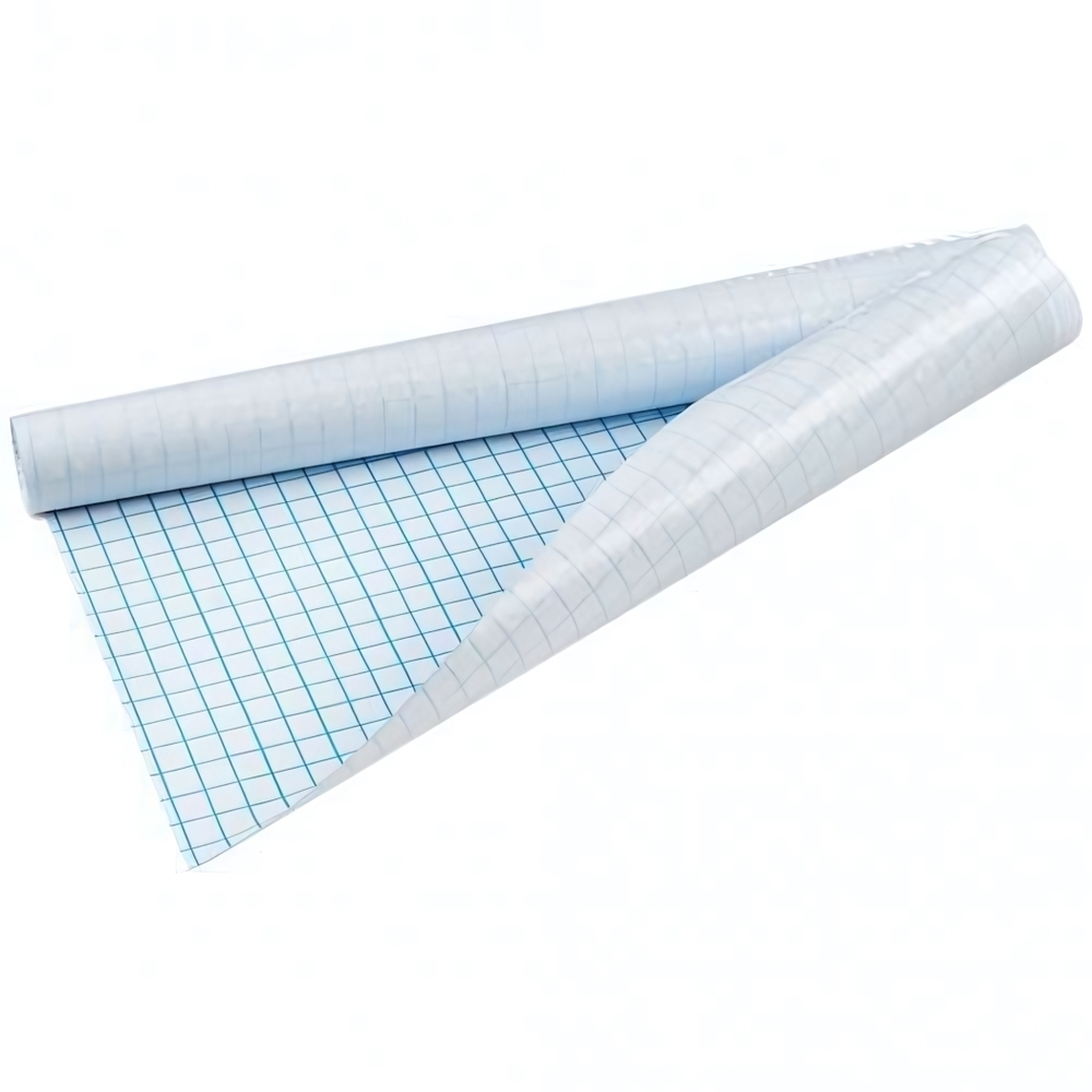 Плёнка-обложка для книг, самокл. на бумажной основе, размер 34 см * 1,5 м. (Центрум)