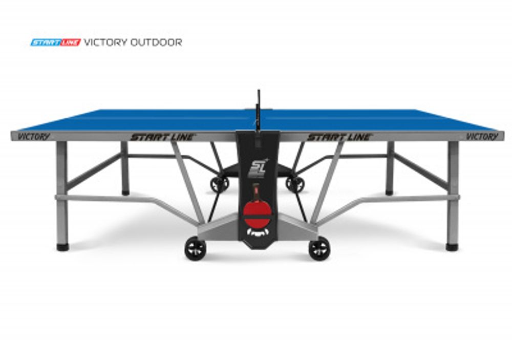 Стол теннисный VICTORY 6 Всепогодный Зелёный, синий.