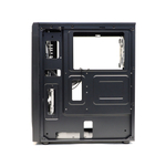 Корпус TESLA TSL-100, Без БП, ATX, RGB, чёрный, 4xRGB FAN, 2xUSB2, 1xUSB3, бок: закалённое стекло (TSL-100-4FB-RGB)