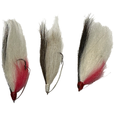 Муха Стример на Одинарном кр. Незацеп. Цвет Ассорти 1шт Из натурального волоса козы