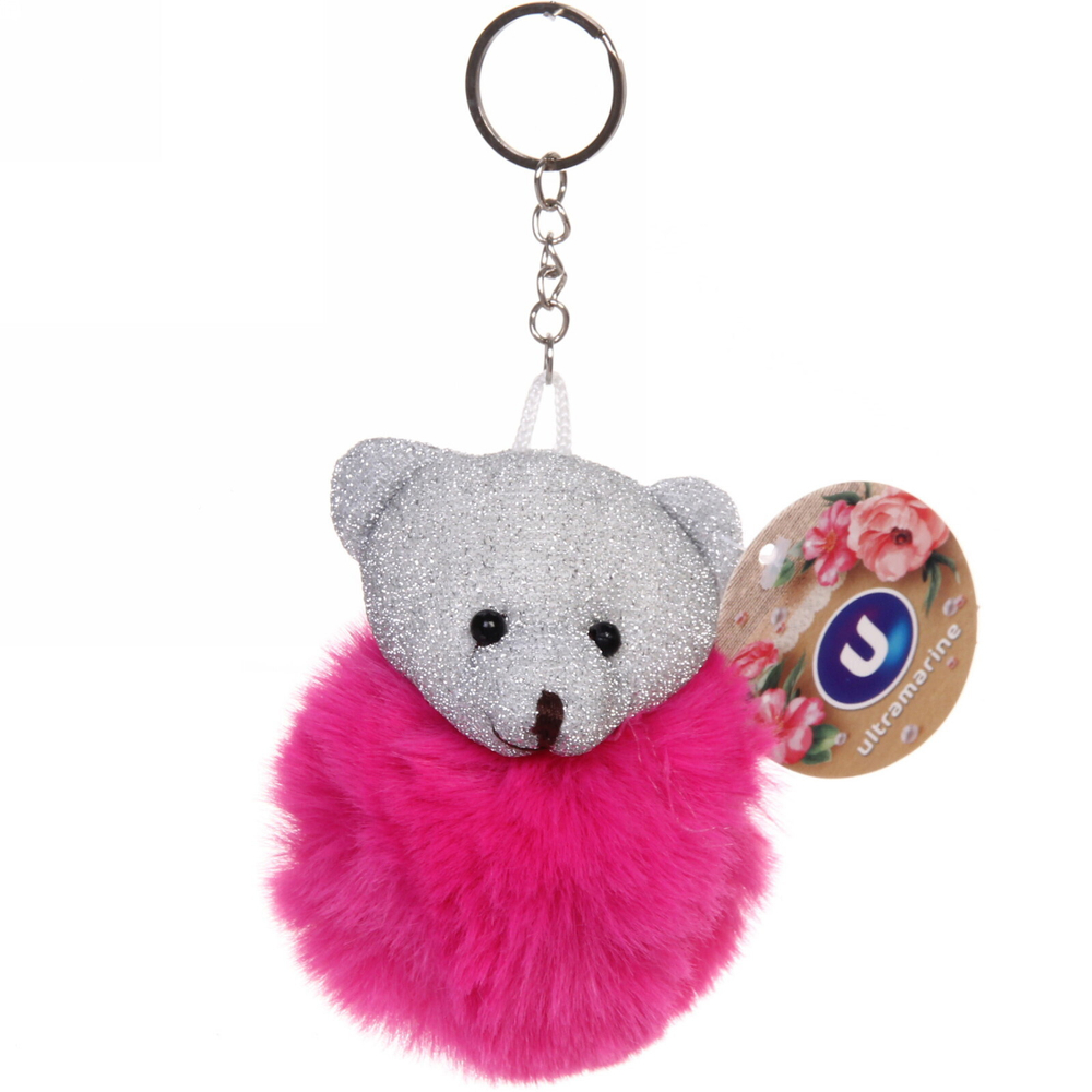 Брелок «Pom pom- Медвежонок Бонни» микс 6 цветов, 10см