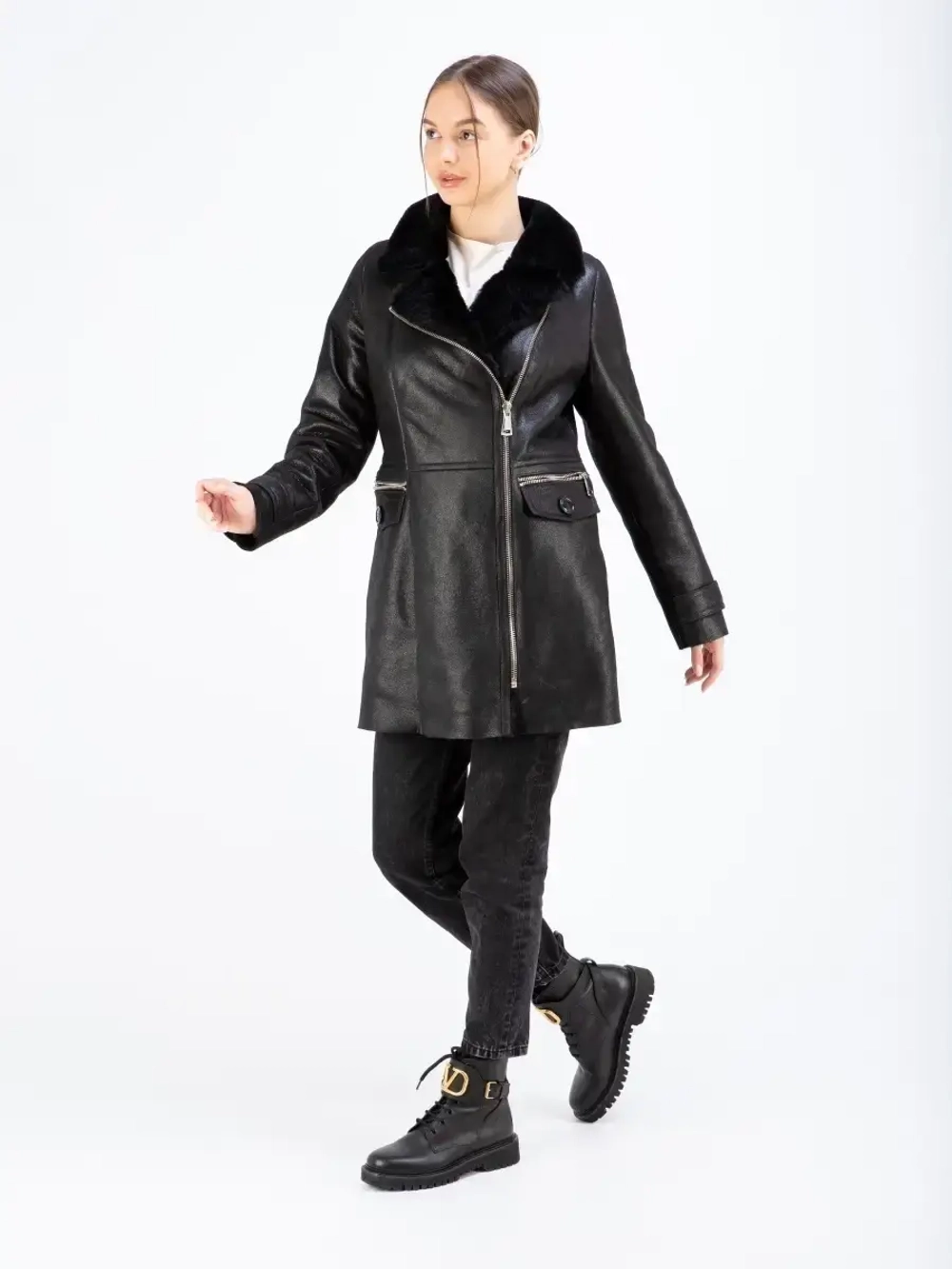 дубленка женская натуральная Турция