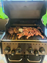 Газовый гриль Broil King Crown 490, 6 горелок, вертел, чёрный