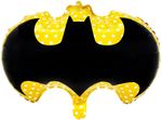 Шар (30''/76 см) Фигура, Бэтмен, Летучая мышь, 1 шт. в уп.