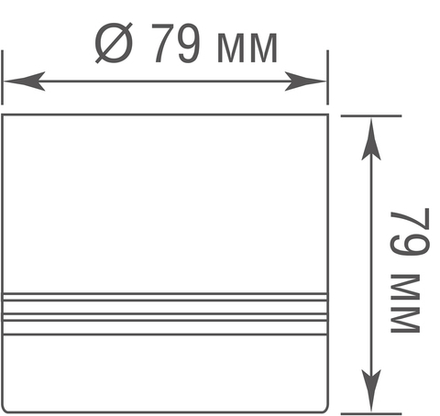 Накладной светодиодный светильник, 9 Вт DL18482R9W1B