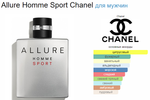 Тестер парфюмерии Chanel Allure Homme Sport 100ml EDT TESTER (тестер) (duty free парфюмерия)