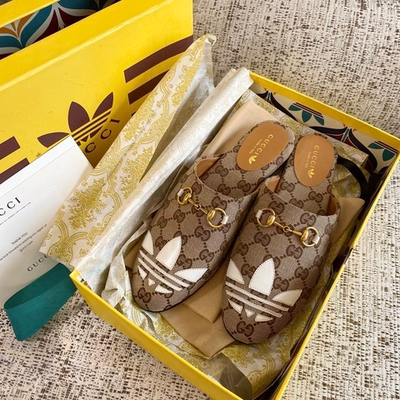 Gucci x Adidas Mules