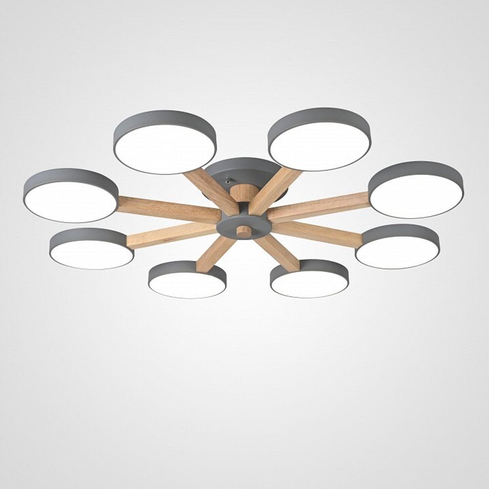 Люстра на штанге Imperiumloft TURNA Gray TURNA01