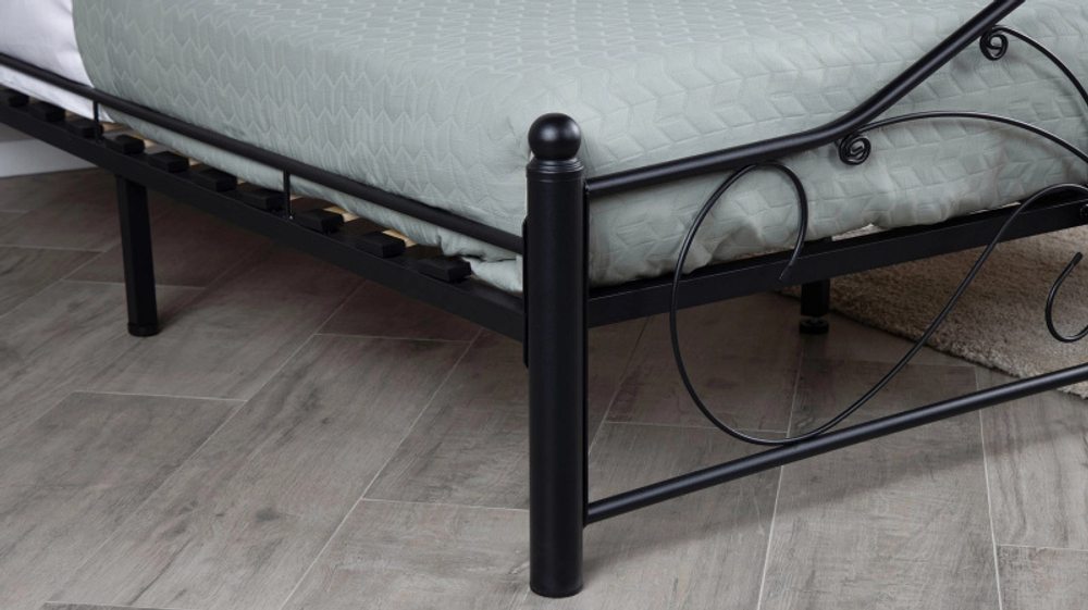 Кровать Форвард Прованс 160*200, черный шагрень