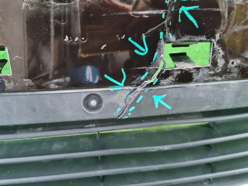 Бампер передний Renault Kaptur (2016-2022)