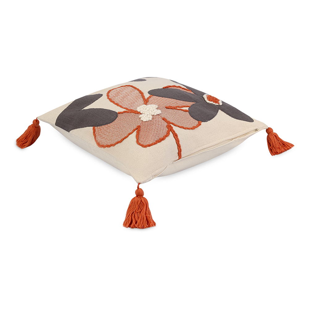 Чехол на подушку stone bloom из коллекции ethnic, 45х45 см