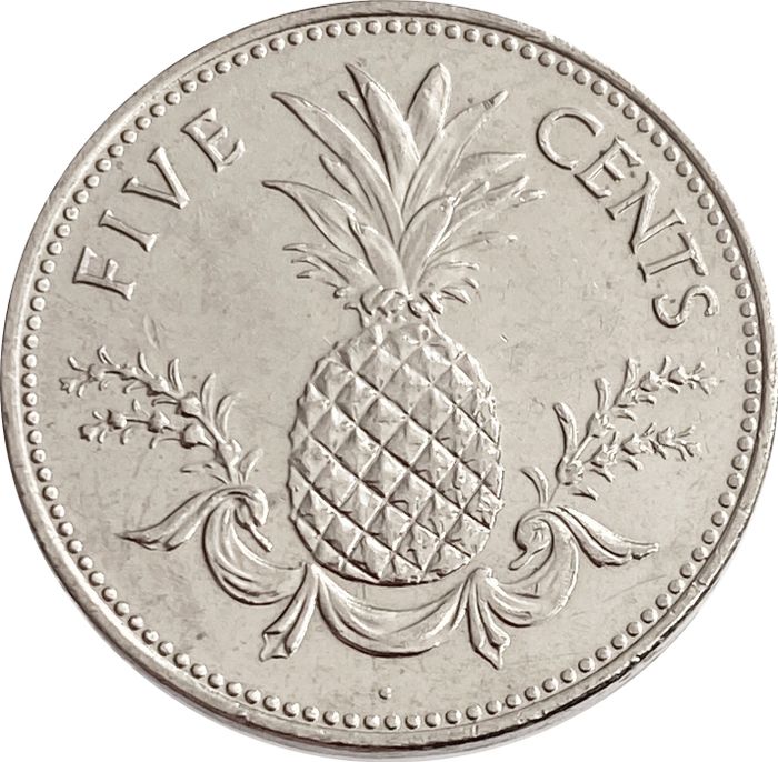 5 центов 1974-2006 Багамские острова