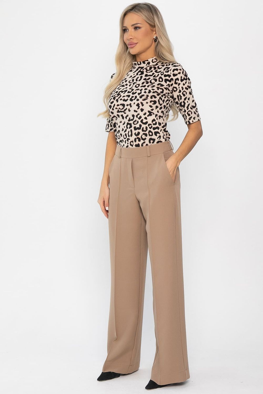 Брюки со стрелками Дэнди (бежевые) Б14384-30М LT Collection