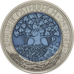 АВСТРИЯ, 2010, 25 ЕВРО [БИМЕТАЛЛ: СЕРЕБРО + НИОБИЙ]