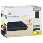 Матрас надувной Intex, 191х137х25 см, 64148ND, нас встроен, электр, флок, 136 кг