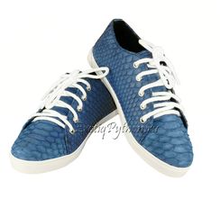 Кеды из кожи питона SH-77