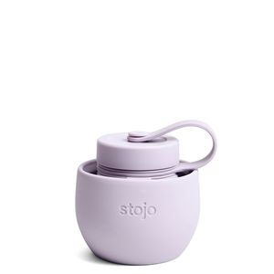 Бутылка складная силиконовая Stojo Junior Lilac, 14 oz / 400 мл