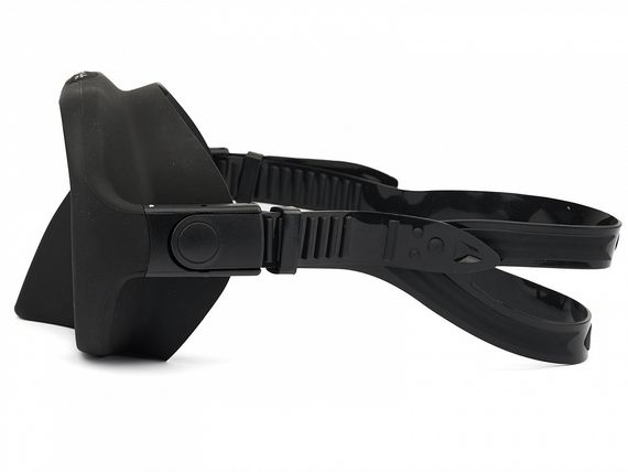 Набор маска+трубка в сумке Sargan Мастер-М черный/красный