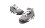 Baby Jordan Air Jordan 3 Retro Cool Grey comfortable and versatile non-slip shock absorption wear-resistant middle-help toddler shoes gray