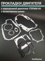 Прокладки на эндуро 250 кубов 172FMM-5A c баланс валом