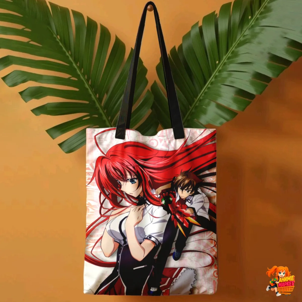 Сумка шоппер с принтом High School DxD