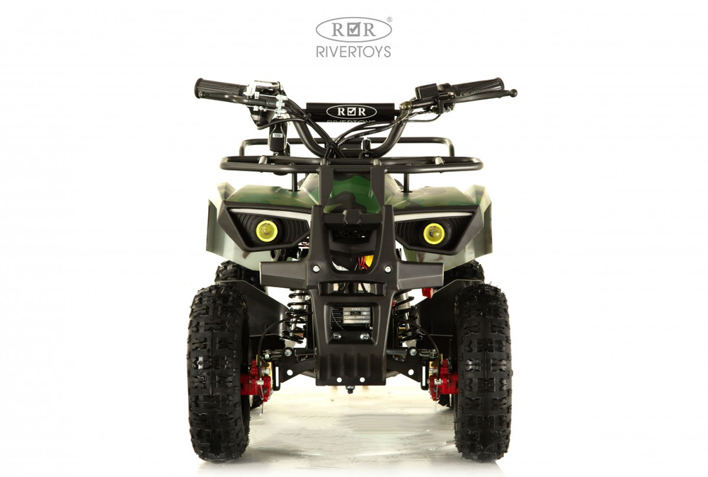 Детский электроквадроцикл TIKI Зеленый камуфляж