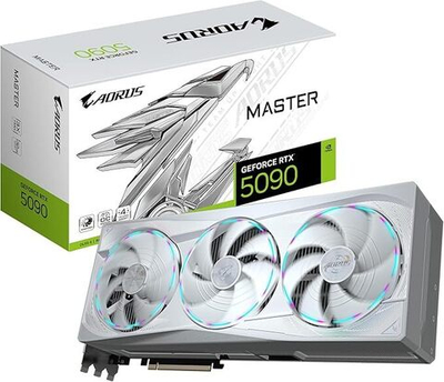 Видеокарта GIGABYTE AORUS GeForce RTX 5090 Master ICE 32G