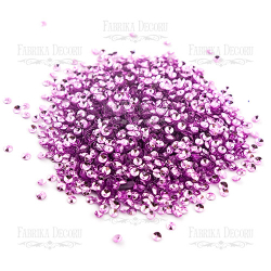 Набор пайеток №315, 4мм, фиолетовый цвет, Fabrika Decoru