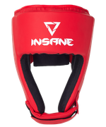УЦЕНКА Шлем открытый взрослый INSANE AURUM, ПУ, красный