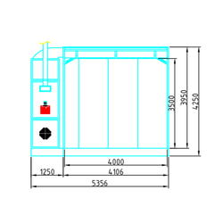 WDK-210H Окрасочно-сушильная камера