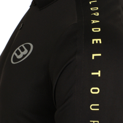 Мужское теннисное поло Bullpadel Liceo Polo Men - Black, Yellow
