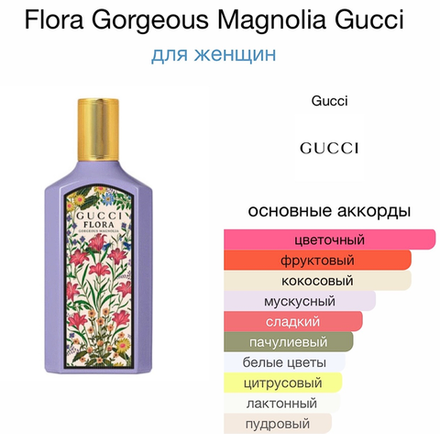 Flora Gorgeous Magnolia Gucci 100ml (duty free парфюмерия)