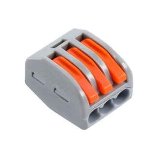 Клемма Exser 222-413 32А 3-х проводная, 0,08-2,5/4мм