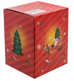 PM-69 Шар со снегом муз. с подсветкой «Счастливого Рождества!»