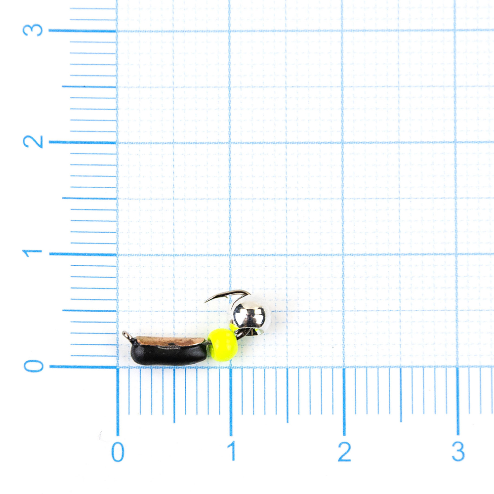 Мормышка Владимирская 615 "Гвоздик Тандем" с коронкой, 2.5мм, 0.7гр (10шт/уп)
