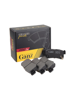 Колодки задние PRO-Line Ceramic SSANG YOUNG Action/Kyron 05->/Rexton 02- GANZ GIJ09111C