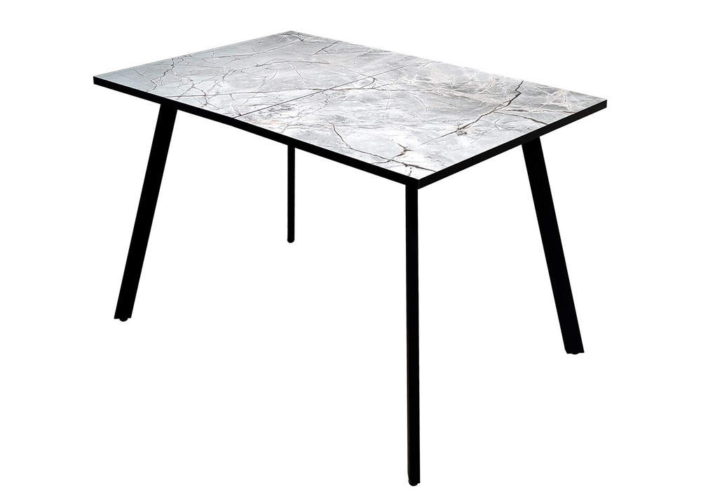 Стол Саен №17 Разбор Торцевые чер муар/1200х800/300*300./остр.уг./Пл морион беж 183PS/кр.камень с 2к