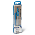 Готовальня Alingar, 4 предмета, металлический циркуль, удлинитель циркуля, грифель, держатель для рейсфедерной вставки, пластиковый футляр, европодвес