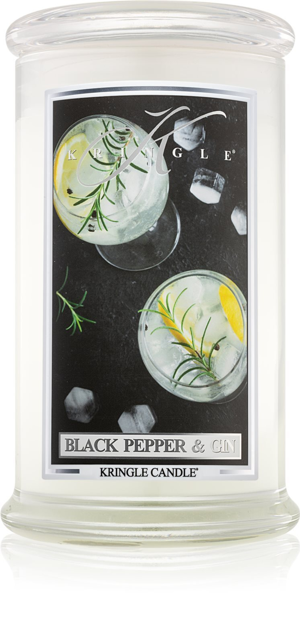 Kringle Candle Black Pepper & Gin - ароматическая свеча /   624  g  / GTIN 846853066530