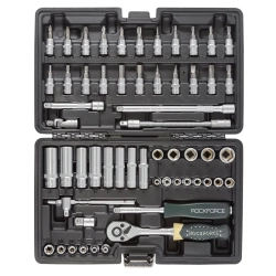 Набор инструмента 57пр. 1/4''(6-гран.)(4-14мм)(E4-E10) RockForce##Rock FORCE RF-2571-5
