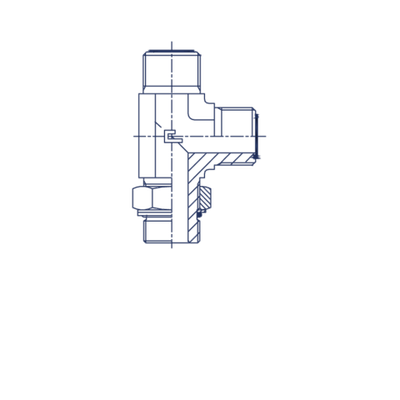 Штуцер FMLH D12 ORFS 13/16 - BSP 3/8