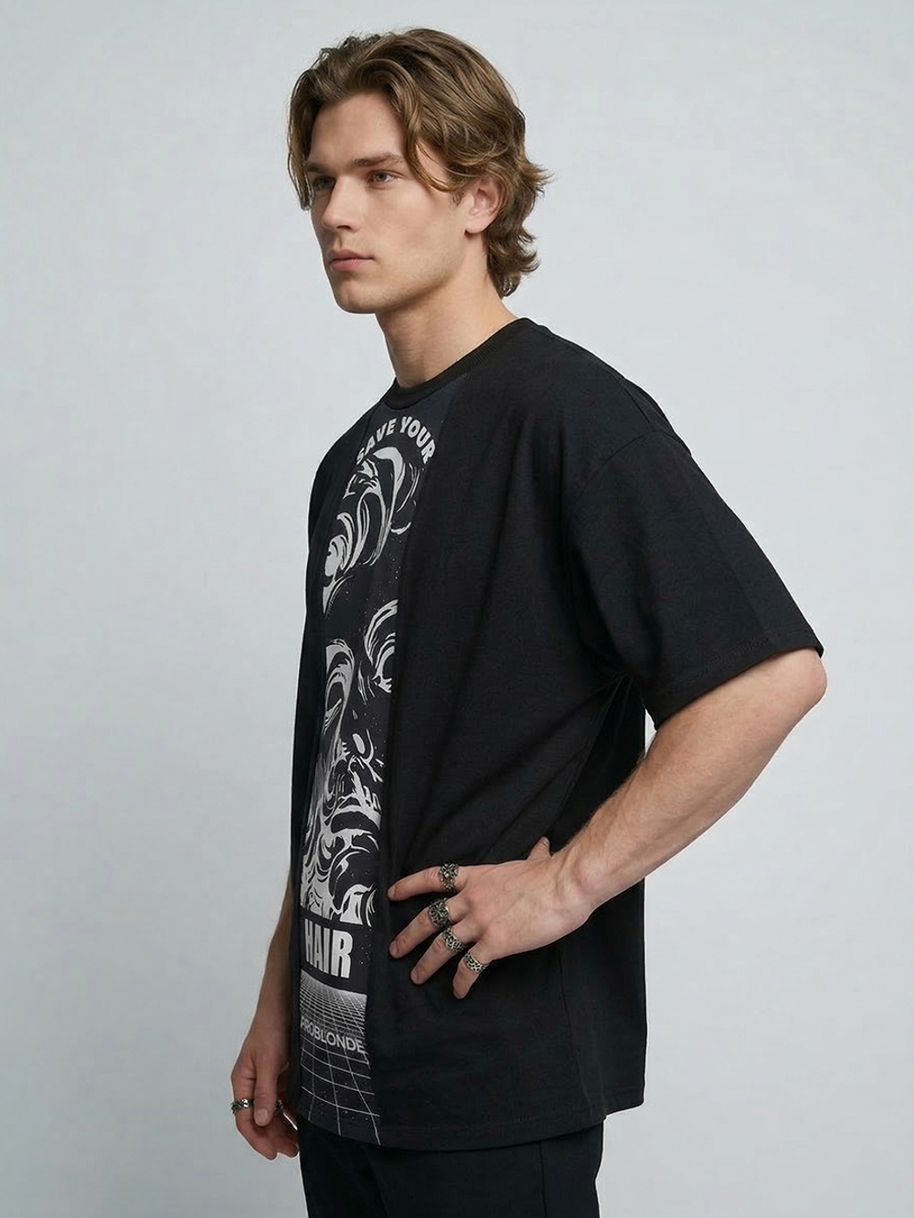 ФУТБОЛКА для парикмахеров НУМЕРО 1 мужская принт Антик3