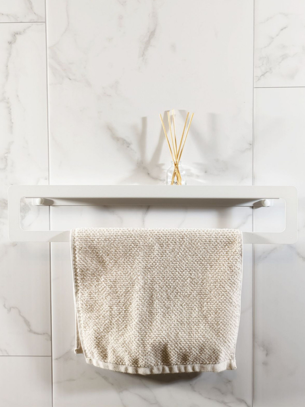 Держатель для полотенец MetaDec Qadrate 50см белый