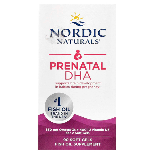 Nordic Naturals, ДГК для беременных, 90 капсул