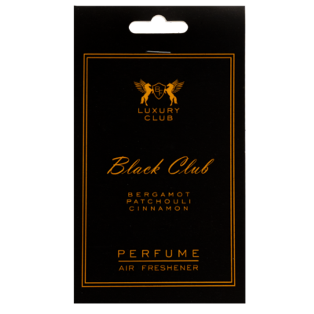 BFC01 Ароматизатор подвесной Luxury Club Black (по мотивам Shaik 77)