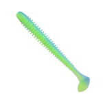 Приманка силиконовая Keitech Swing Impact 4.5" #417 Gold Flash Minnow, 3 упаковки по 6 штук