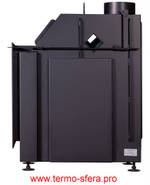 Каминная топка Экокамин Альфа 700 R два стекла правая